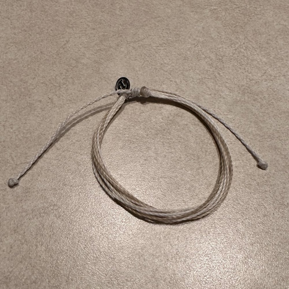 Tan and White Pura Vida Bracelet